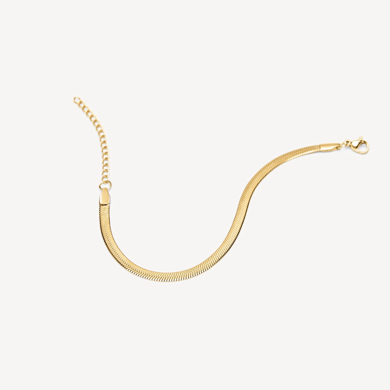 Thin Herringbone Bracelet