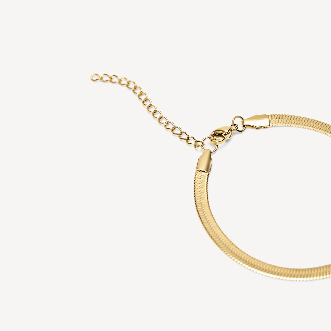 Thin Herringbone Bracelet