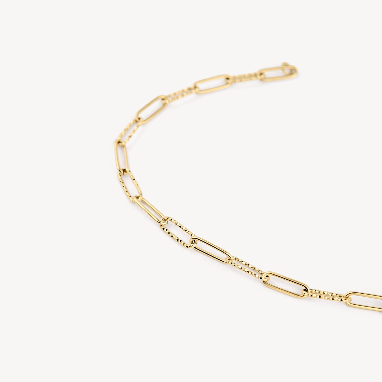 Pulsera de cadena con clip