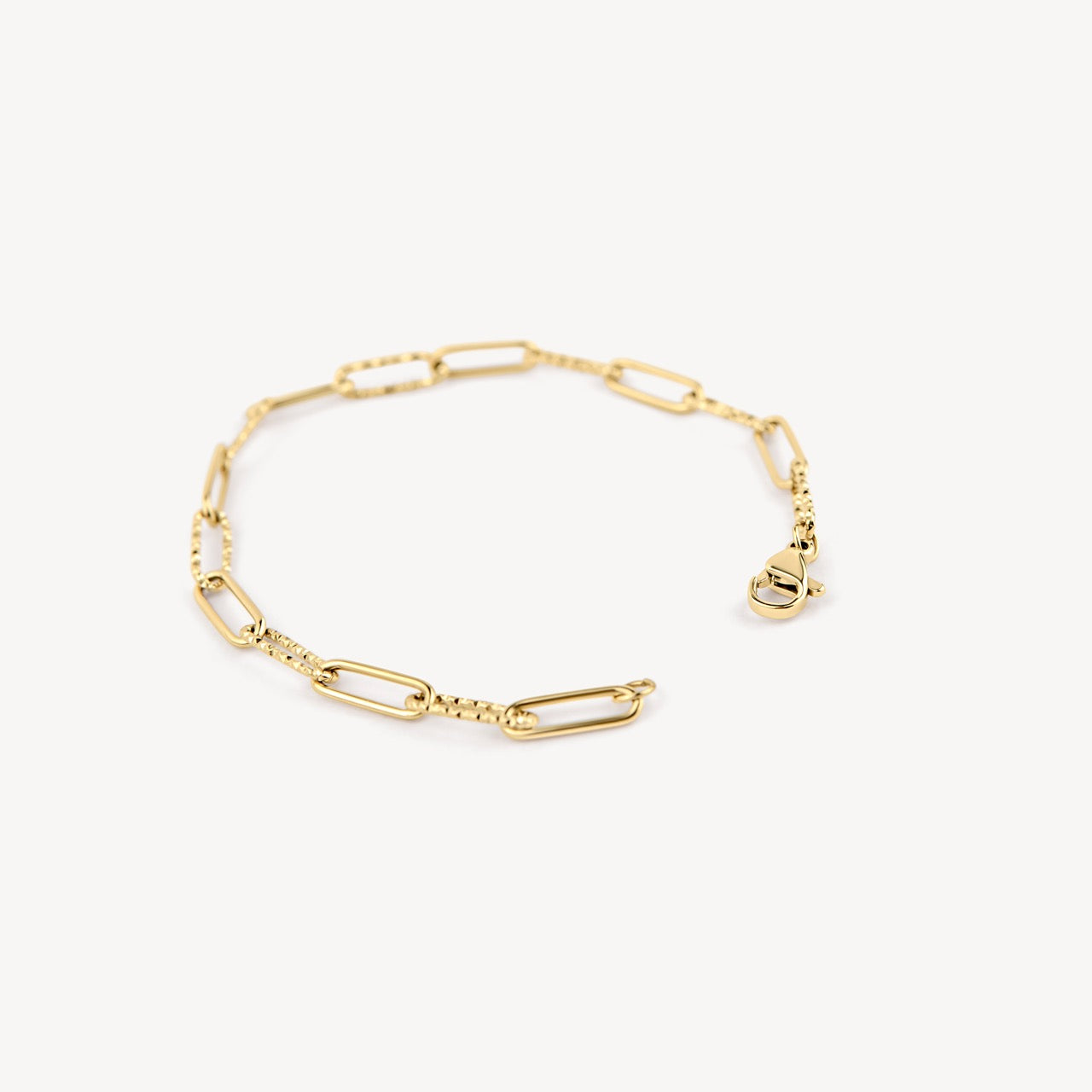 Pulsera de cadena con clip