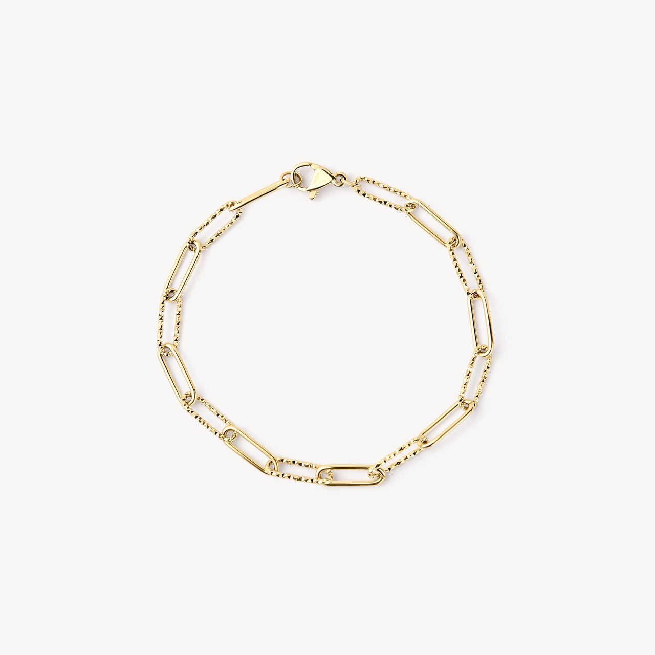 Pulsera de cadena con clip