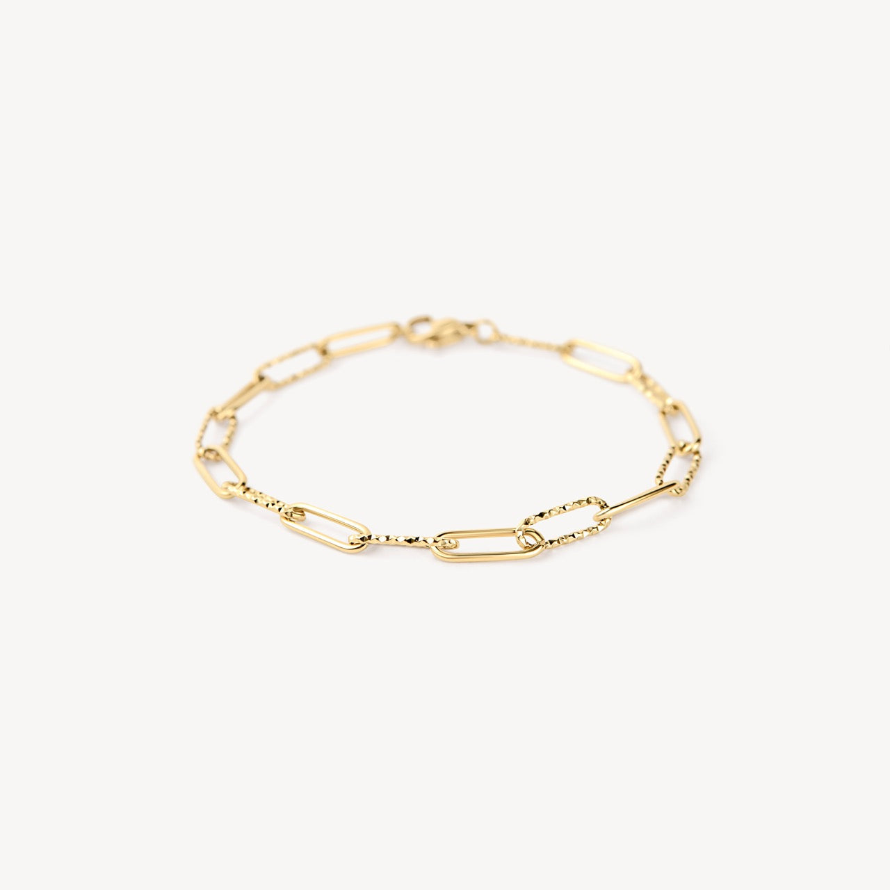 Pulsera de cadena con clip