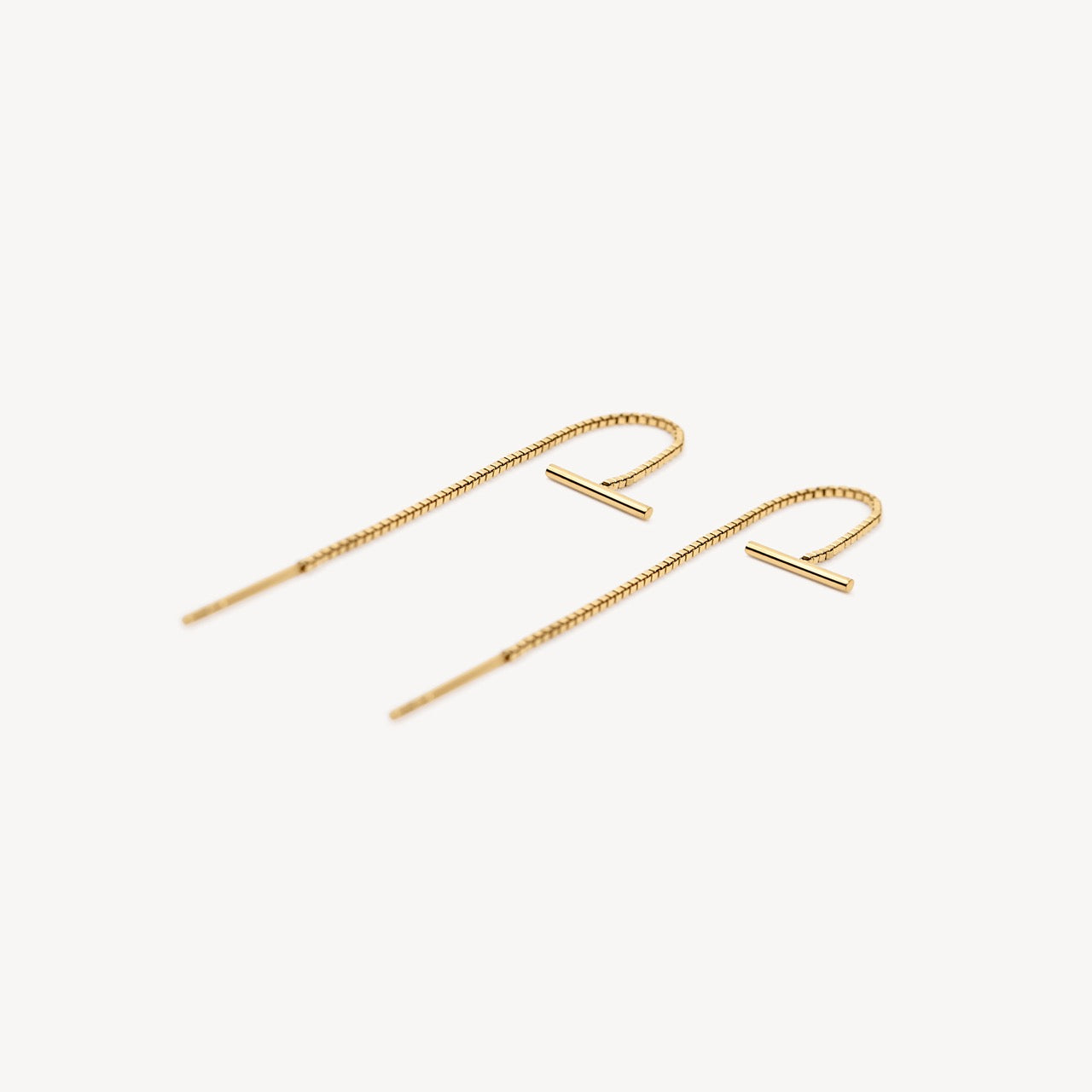 Pendientes enhebradores de cadena de caja