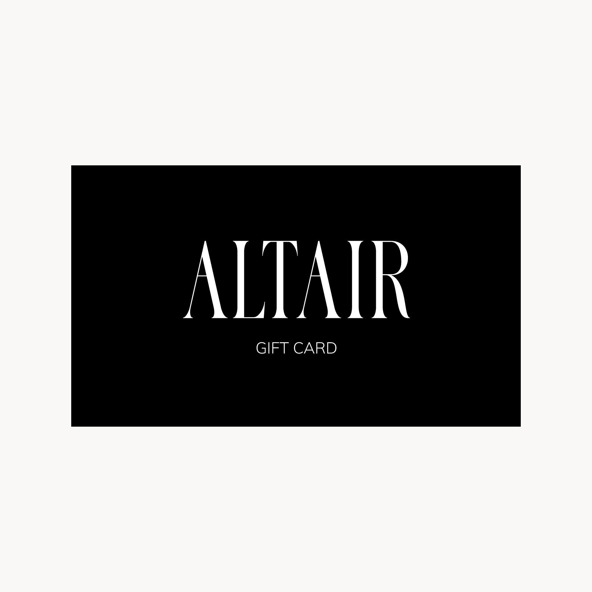 Tarjeta de regalo de Altaír