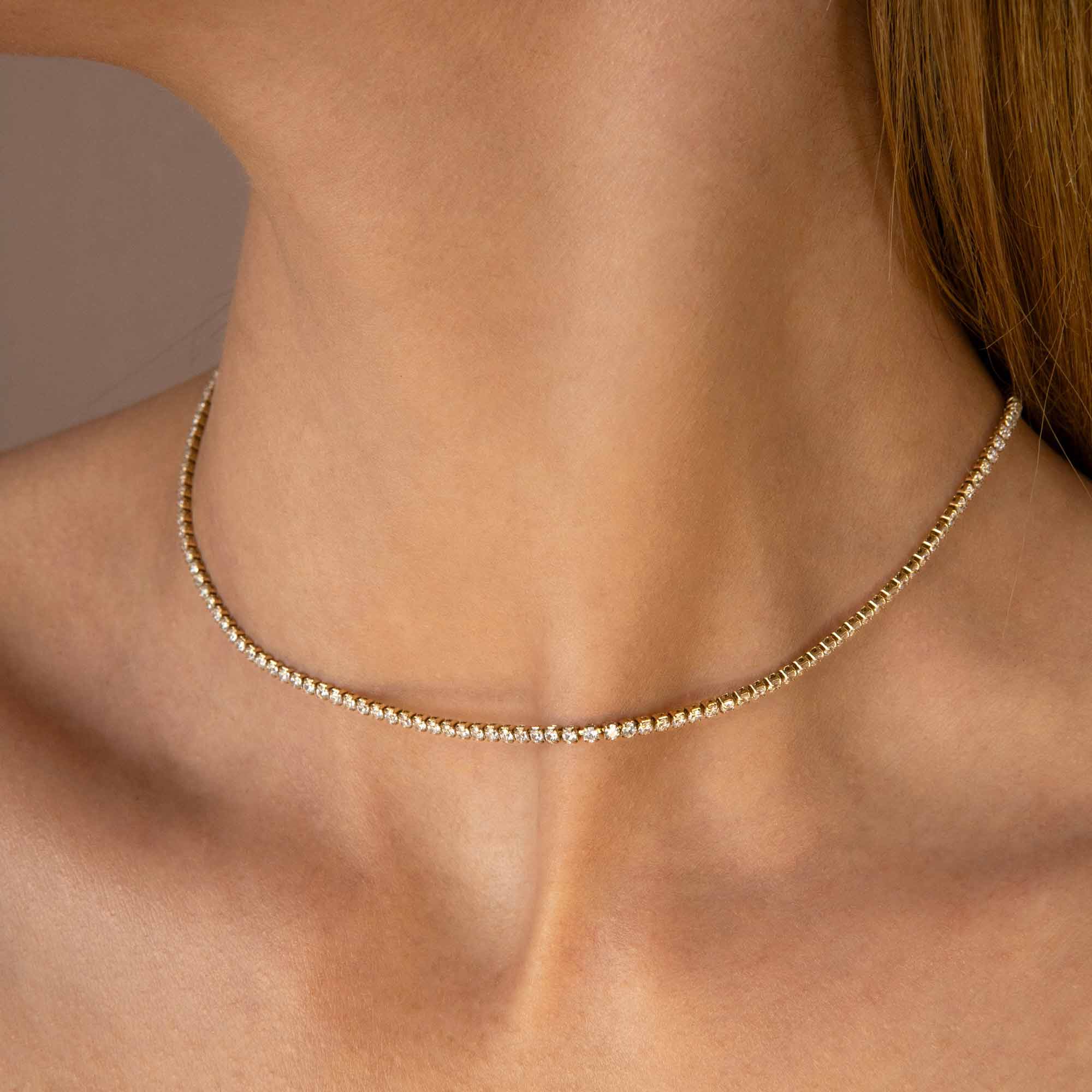 Collar completo de tenis