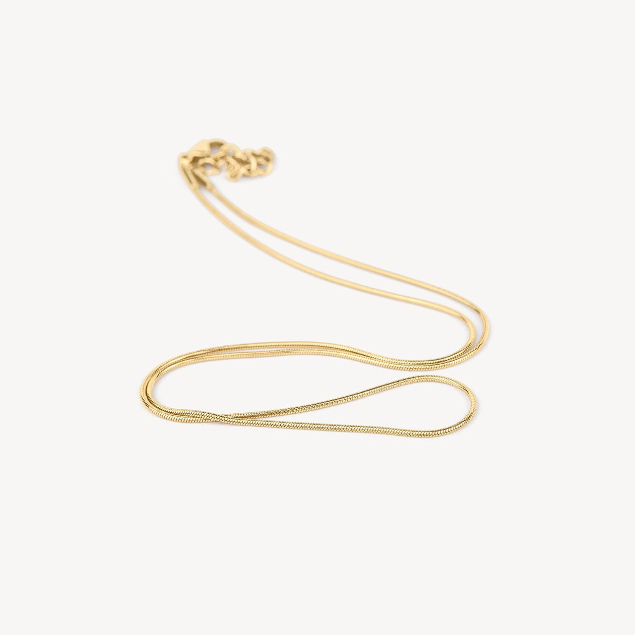 Collar de cadena de serpiente fina