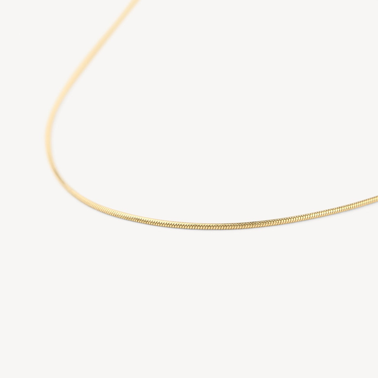 Collar de cadena de serpiente fina