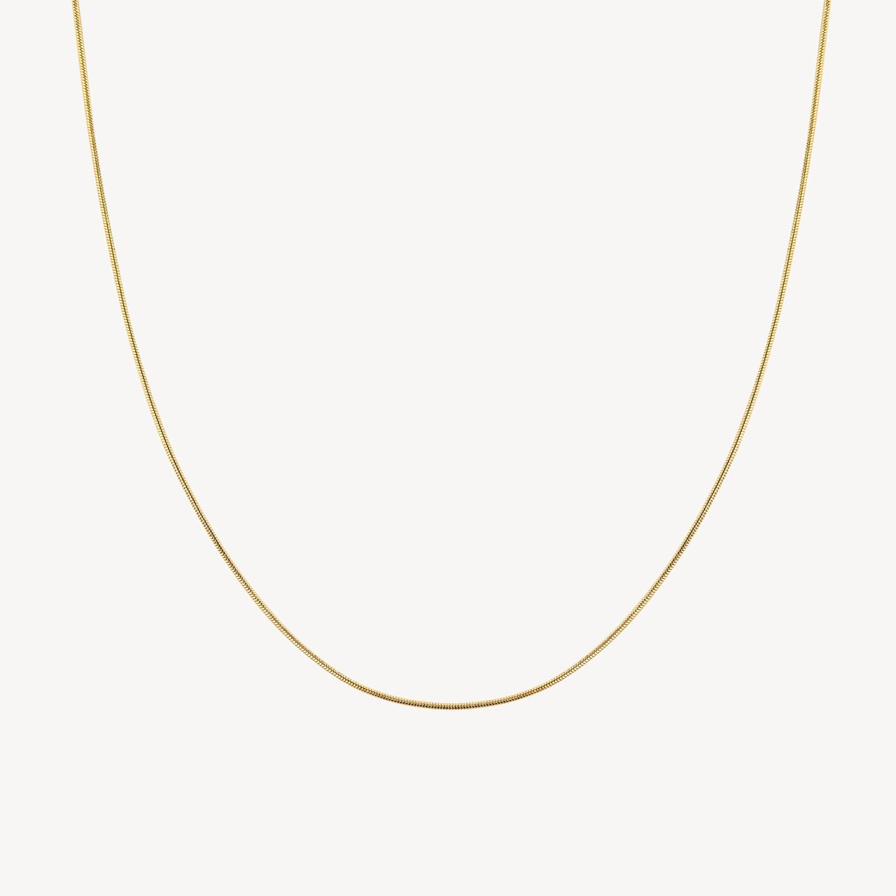 Collar de cadena de serpiente fina