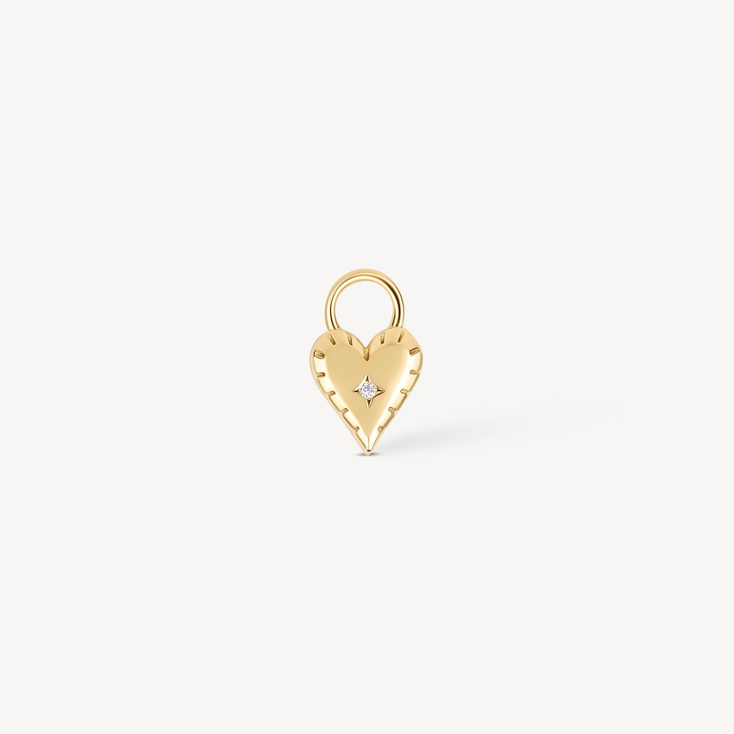 Single Heart Earring Charm