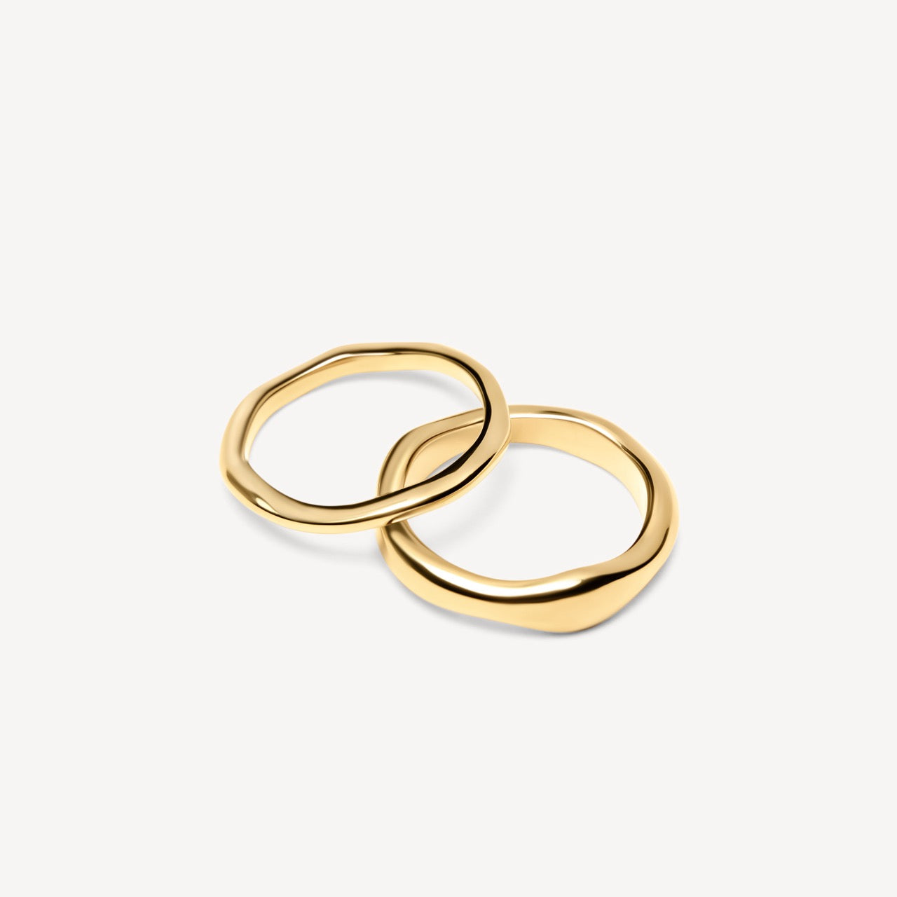 Wave Thin Band Ring