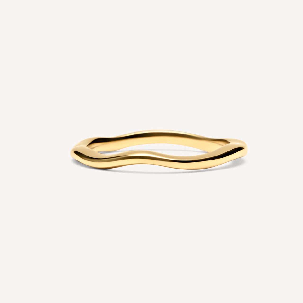 Wave Thin Band Ring