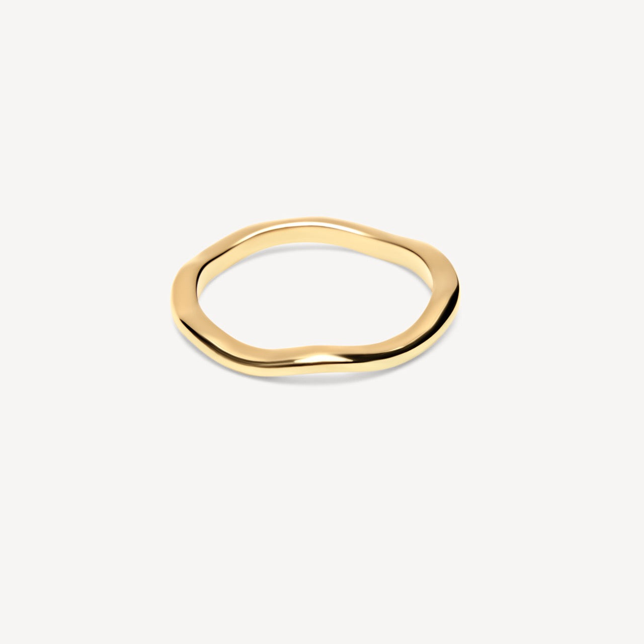 Wave Thin Band Ring